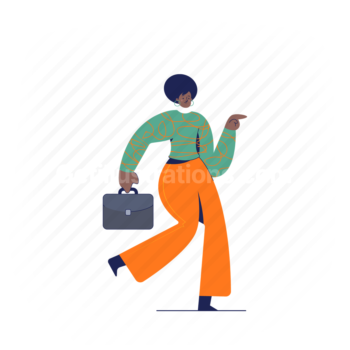 woman, girl, female, suitcase, business, baggage